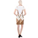 Bohemian Digital Minimalist Boho Style Geometric Abstract Art Braces Suspender Skirt View2