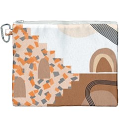 Bohemian Digital Minimalist Boho Style Geometric Abstract Art Canvas Cosmetic Bag (xxxl)