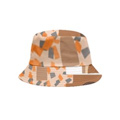 Bohemian Digital Minimalist Boho Style Geometric Abstract Art Bucket Hat (kids)