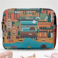 City Painting Town Urban Artwork Make Up Pouch (large)