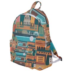 City Painting Town Urban Artwork The Plain Backpack by Maspions