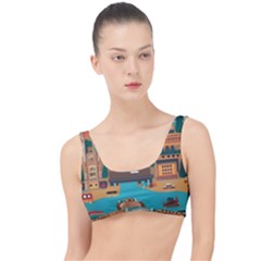 City Painting Town Urban Artwork The Little Details Bikini Top by Maspions