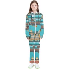 City Painting Town Urban Artwork Kids  Tracksuit