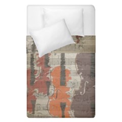 Music Notes Score Song Melody Classic Classical Vintage Violin Viola Cello Bass Duvet Cover Double Side (single Size)