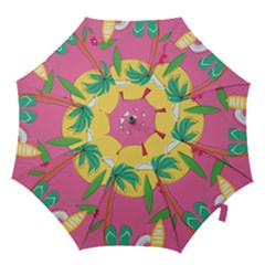 Ocean Watermelon Vibes Summer Surfing Sea Fruits Organic Fresh Beach Nature Hook Handle Umbrellas (medium)