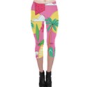 Ocean Watermelon Vibes Summer Surfing Sea Fruits Organic Fresh Beach Nature Capri Leggings  View1