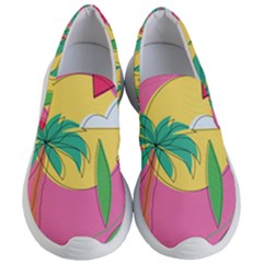 Ocean Watermelon Vibes Summer Surfing Sea Fruits Organic Fresh Beach Nature Women s Lightweight Slip Ons