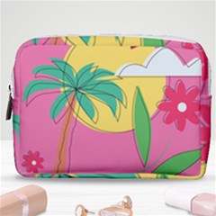 Ocean Watermelon Vibes Summer Surfing Sea Fruits Organic Fresh Beach Nature Make Up Pouch (medium)