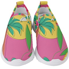 Ocean Watermelon Vibes Summer Surfing Sea Fruits Organic Fresh Beach Nature Kids  Slip On Sneakers by Maspions