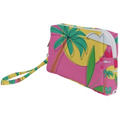 Ocean Watermelon Vibes Summer Surfing Sea Fruits Organic Fresh Beach Nature Wristlet Pouch Bag (small)