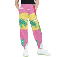 Ocean Watermelon Vibes Summer Surfing Sea Fruits Organic Fresh Beach Nature Kids  Joggers by Maspions