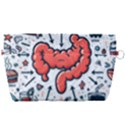 Health Gut Health Intestines Colon Body Liver Human Lung Junk Food Pizza Handbag Organizer View2