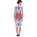 Health Gut Health Intestines Colon Body Liver Human Lung Junk Food Pizza Sleeveless Velvet Midi Dress View2