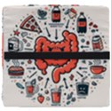 Health Gut Health Intestines Colon Body Liver Human Lung Junk Food Pizza Seat Cushion View4