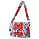 Health Gut Health Intestines Colon Body Liver Human Lung Junk Food Pizza Full Print Messenger Bag (M) View1