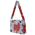 Health Gut Health Intestines Colon Body Liver Human Lung Junk Food Pizza Full Print Messenger Bag (M) View2