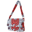 Health Gut Health Intestines Colon Body Liver Human Lung Junk Food Pizza Full Print Messenger Bag (L) View1