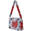 Health Gut Health Intestines Colon Body Liver Human Lung Junk Food Pizza Full Print Messenger Bag (L) View2