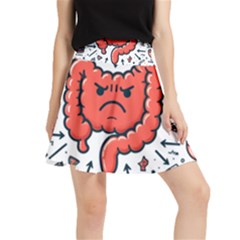 Health Gut Health Intestines Colon Body Liver Human Lung Junk Food Pizza Waistband Skirt