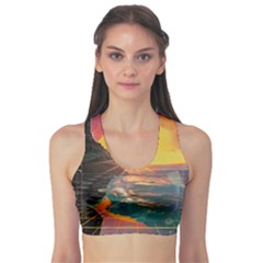 Pretty Art Nice Fitness Sports Bra