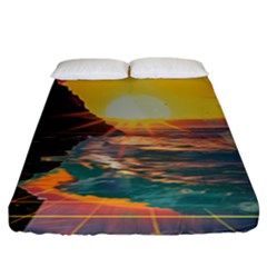 Pretty Art Nice Fitted Sheet (king Size)