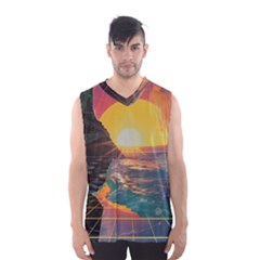 Pretty Art Nice Men s Basketball Tank Top