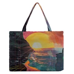 Pretty Art Nice Zipper Medium Tote Bag