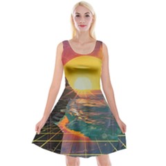 Pretty Art Nice Reversible Velvet Sleeveless Dress