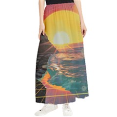 Pretty Art Nice Maxi Chiffon Skirt