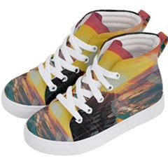 Pretty Art Nice Kids  Hi-top Skate Sneakers