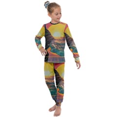 Pretty Art Nice Kids  Long Sleeve Set 