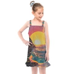 Pretty Art Nice Kids  Overall Dress