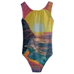 Pretty Art Nice Kids  Cut-out Back One Piece Swimsuit