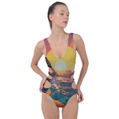 Pretty Art Nice Side Cut Out Swimsuit