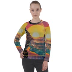 Pretty Art Nice Women s Long Sleeve Raglan T-shirt