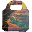 Pretty Art Nice Foldable Grocery Recycle Bag View2