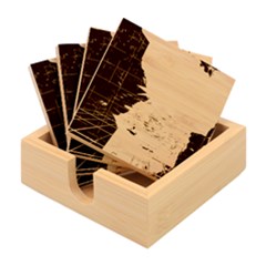 Pretty Art Nice Bamboo Coaster Set