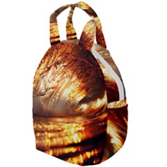 Wave Art Mood Water Sea Beach Travel Backpack by Maspions