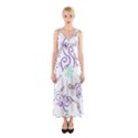 Fish Lilies Sea Aquatic Flowers Algae Bubble Animal Wildlife Nature Ocean Sleeveless Maxi Dress View1