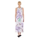 Fish Lilies Sea Aquatic Flowers Algae Bubble Animal Wildlife Nature Ocean Sleeveless Maxi Dress View2