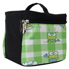 Frog Cartoon Pattern Cloud Animal Cute Seamless Make Up Travel Bag (small) by Bedest