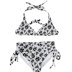 Bacteria Virus Monster Pattern Kids  Classic Bikini Set by Bedest