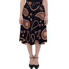 Background Beautiful Decorative Wallpaper Decor Backdrop Digital Graphic Design Trends Unique Style Classic Midi Skirt by Bedest