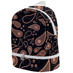 Background Beautiful Decorative Wallpaper Decor Backdrop Digital Graphic Design Trends Unique Style Zip Bottom Backpack by Bedest