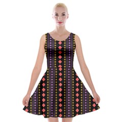 Beautiful Digital Graphic Unique Style Standout Graphic Velvet Skater Dress by Bedest