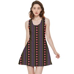 Beautiful Digital Graphic Unique Style Standout Graphic Inside Out Reversible Sleeveless Dress by Bedest