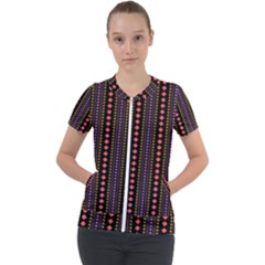 Beautiful Digital Graphic Unique Style Standout Graphic Short Sleeve Zip Up Jacket by Bedest