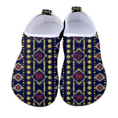 Background Art Pattern Design Men s Sock-style Water Shoes