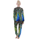 Peacock Bird Feathers Pheasant Nature Animal Texture Pattern Women s Lounge Set View2