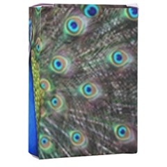 Peacock Bird Feathers Pheasant Nature Animal Texture Pattern Playing Cards Single Design (rectangle) With Custom Box by Bedest